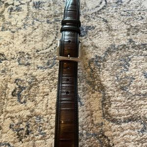 Men’s Daniel Cremieux Black/ Brown Belt 36/90 NWTS